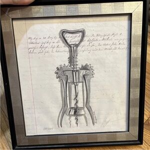 Kolene Spicher SIGNED Art 1998 Corkscrew Sketch # Cv 400